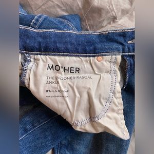 Mother denim. Only worn once. Straight leg.